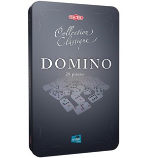 Domino Dobbel 6 metallboks Brettspill Klassiker i flott metallboks! 